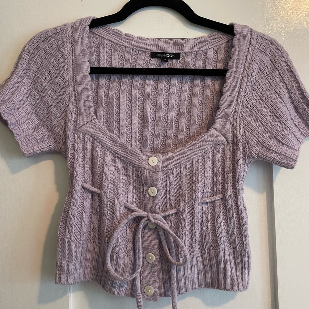 Light purple sweater top
